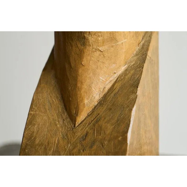 Boxer Sculpture in Carved Wood, 1950s For Sale - Image 10 of 13