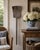 A wonderfully sculptural late 19th century wooden grain shovel, hand-hewn with a beautifully weathered surface that only...