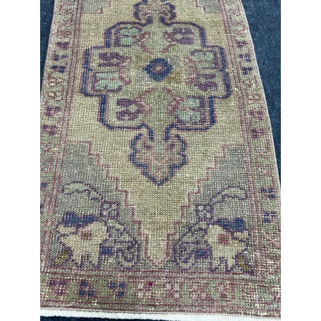 Contemporary Turkish Yastik Rug 1'10" x 3'6" For Sale - Image 3 of 5