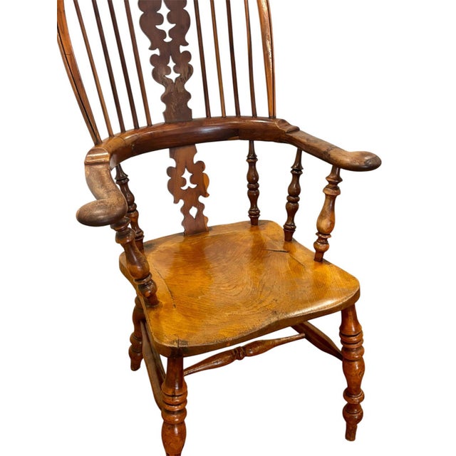 English Windsor Armchair, 1880s For Sale - Image 9 of 10