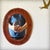 Vintage Embossed Leather Mirror, 1960s For Sale - Image 4 of 16