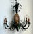 Late 20th Century Vintage Tole Pineapple Chandelier For Sale - Image 5 of 12