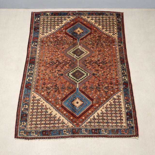 Middle Eastern Jalamè Rug in Wool For Sale - Image 3 of 10