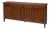 Walnut Burl Four-Door Credenza with Inlaid Panels For Sale