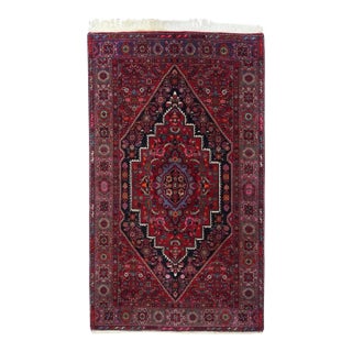Vintage Bijar Rug 4'6'' x 8' For Sale