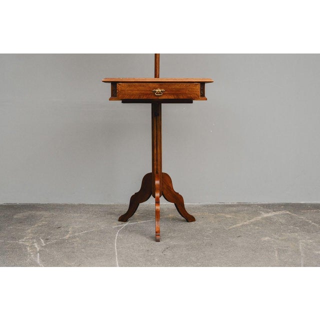 Art Nouveau Vanity Mirror in Walnut, 1900s For Sale - Image 16 of 18