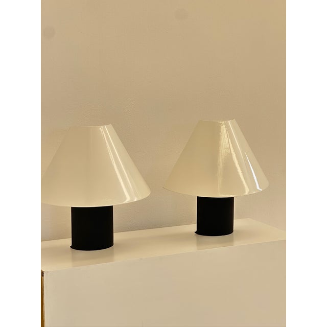 Plastic Table Lamps by M. Barbaglia for PAF, 1980s, Set of 2 For Sale - Image 7 of 18