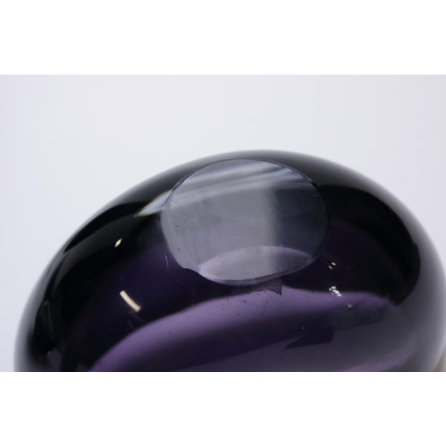 Glass Vase and Bowl by M. Stáhlíková and M. Velíšková for Škrdlovice, 1960s, Set of 5 For Sale - Image 11 of 18