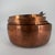 Set of 5 old saucepans, of different sizes, in solid copper, belonging to a former restaurant, located in the south of...