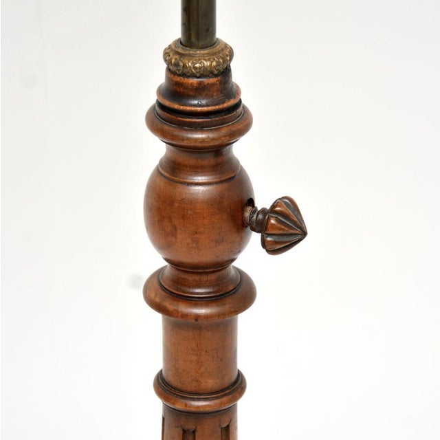 Antique Victorian Carved Walnut Music Stand, 1860 For Sale - Image 10 of 13
