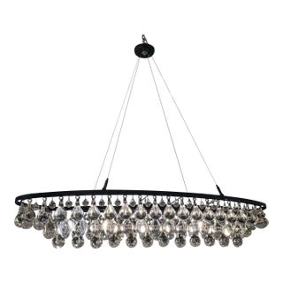 Ochre Arctic Pear Oval Chandelier For Sale