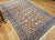 Vintage Turkish Hereke Rug, Hand-Woven Wool, Allover Geometric Design, 7' x 10' For Sale In Chicago - Image 6 of 18