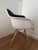 Wood Eames Upholstered Armchair With Dowel Base For Sale - Image 7 of 17