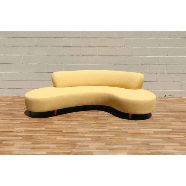 An iconic and highly sculptural “Cloud” Sofa attributed to Vladimir Kagan, ( it has no maker’s label or mark) embodying...