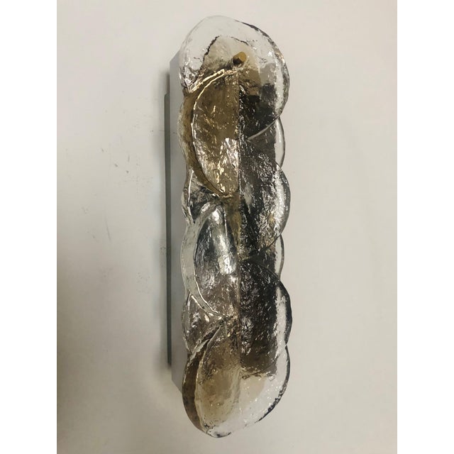 Mid-Century Austrian Citrus Murano Glass Wall Sconce from Kalmar, 1970s For Sale - Image 12 of 16