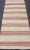 Modern Mid 20th Century Vintage Hand Woven Turkish Kilim Runner With Stripe and Modern Design For Sale - Image 3 of 9
