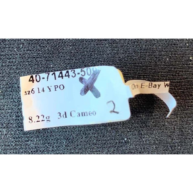 14 Karat Yellow Gold Cameo Ring 8.22 Grams Total For Sale - Image 11 of 12