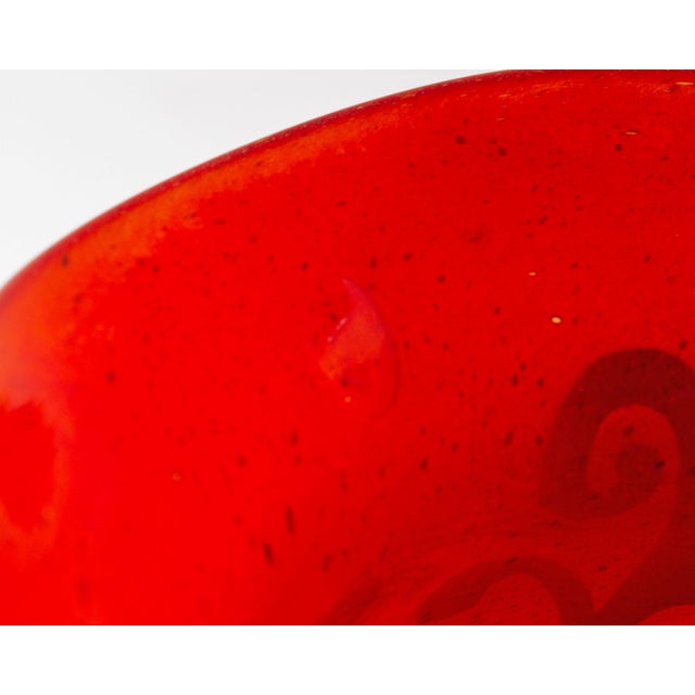 1998 Art Glass Flower Sculpture by Stephen Fellerman and Clair Raabe For Sale - Image 4 of 8