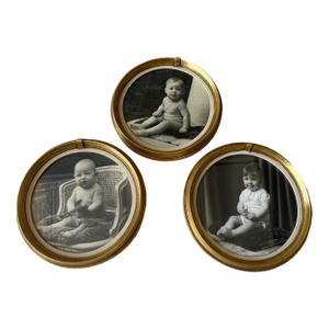1980s Gold Circle Frames [3 Available]