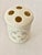 Late 20th Century Lenox Rose Manor Porcelain Toothbrush Holder Cream Ivory Pink Floral Excellent Condition For Sale - Image 11 of 12