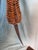 Copper Mid-Century Modern Woven Rattan Crane Sculpture For Sale - Image 8 of 9