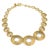 Crafted by Citra, this elegant 18k two-tone gold necklace showcases a sophisticated graduated circle link design. The...