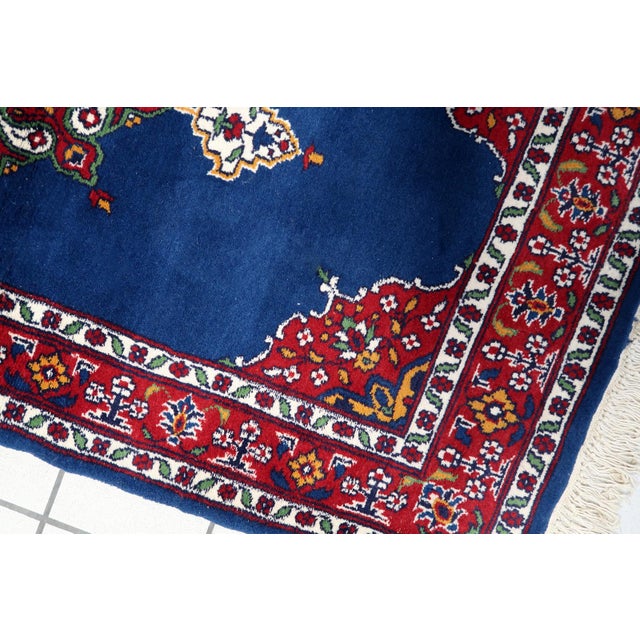 1960s, Vintage Persian Kerman Rug Handmade Wool 3.1' X 5.2' For Sale In New York - Image 6 of 11