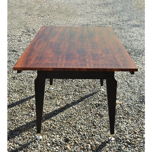 Mid-Century French Rosewood Dining Table For Sale - Image 14 of 16