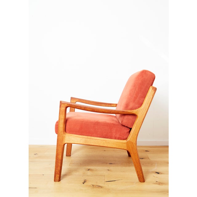 Mid-Century Modern Mid-Century Modernn Senator Easy Chair by Ole Wanscher for France Peter Jeppesen, 1970s For Sale - Image 3 of 14