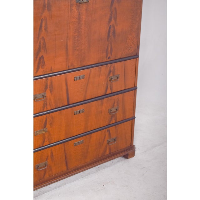 Vintage Abattant Cabinet with Three Drawers, 1920s For Sale - Image 10 of 14