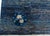 Navy Blue Doris Leslie Blau Vintage Chinese Floral Navy Blue Hand-Knotted Wool Rug For Sale - Image 8 of 10