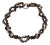 Late 20th Century Ajd 34 Inch Infinity Smoky Quartz Polished Chip Necklace For Sale