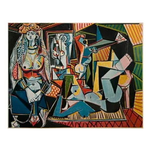 1960s After Pablo Picasso, "Women of Algiers", Vintage Full-Color Print
