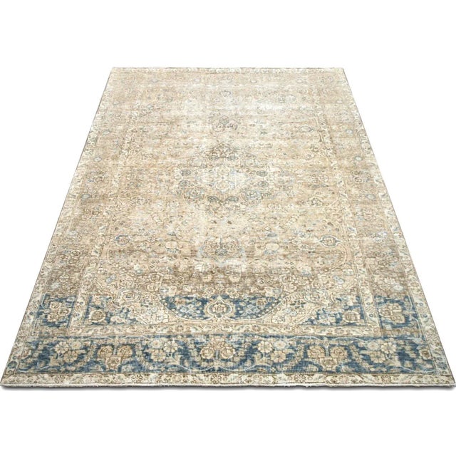 1960s 1960s Persian Tabriz Rug For Sale - Image 5 of 7