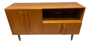 Mid-Century Modern Teak Highboard, 1970s