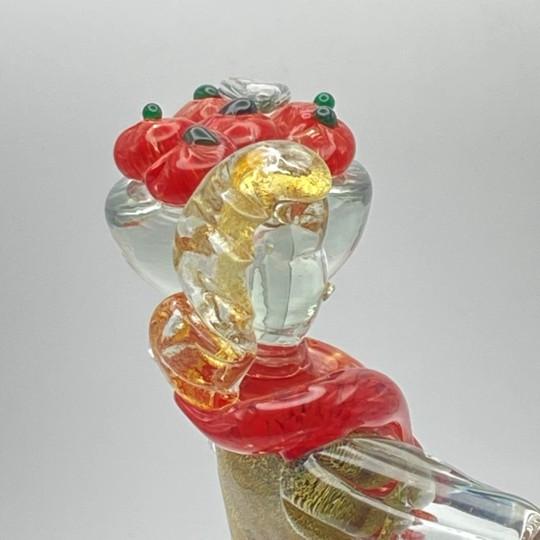 Murano Seguso Vetri D’Arte Male Female Peasant Couple Italian Art Glass 1960s (Pls Read-Repair) For Sale - Image 9 of 18