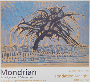 Fondation Maeght Expo 1985 Poster after Piet Mondrian