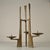 Sculptural Three-Arm Candelabra in Forged Steel, 1960 For Sale - Image 6 of 10