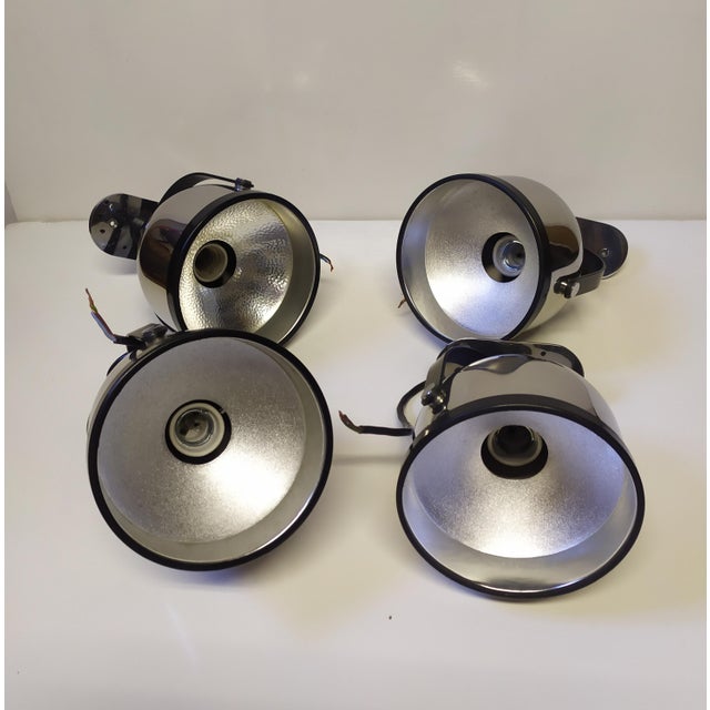 Wall Lights by Gae Aulenti for Stilnovo, 1970, Set of 4 For Sale - Image 9 of 9