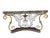 Vintage Henredon Tessellated Stone Console With Sculptural Gold-Tone Scrollwork For Sale In Naples, FL - Image 6 of 18