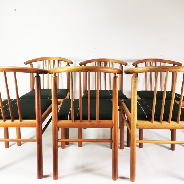 Wood Mid-Century Teak Chairs, Denmark, 1970s, Set of 6 For Sale - Image 7 of 18