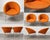 Offered is a matching pair of Walter Knoll Model 369 lounge/accent chairs in a beautiful vintage burnt-orange upholstery....