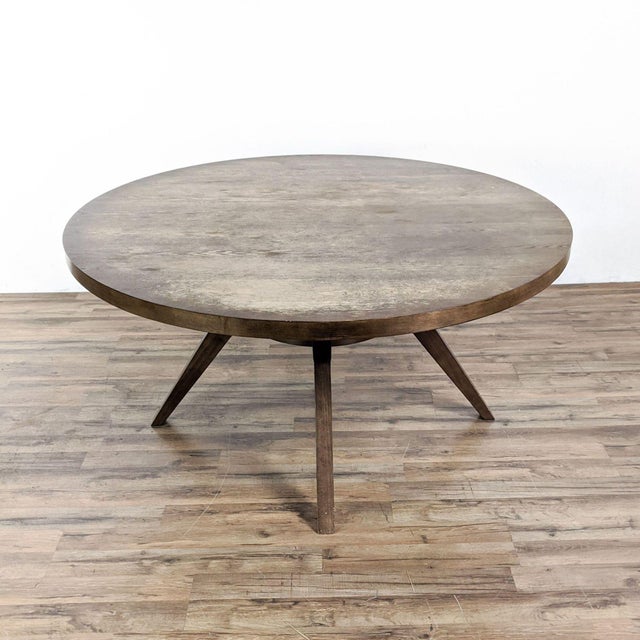 West Elm Arc Base Pedestal Dining Table Chairish