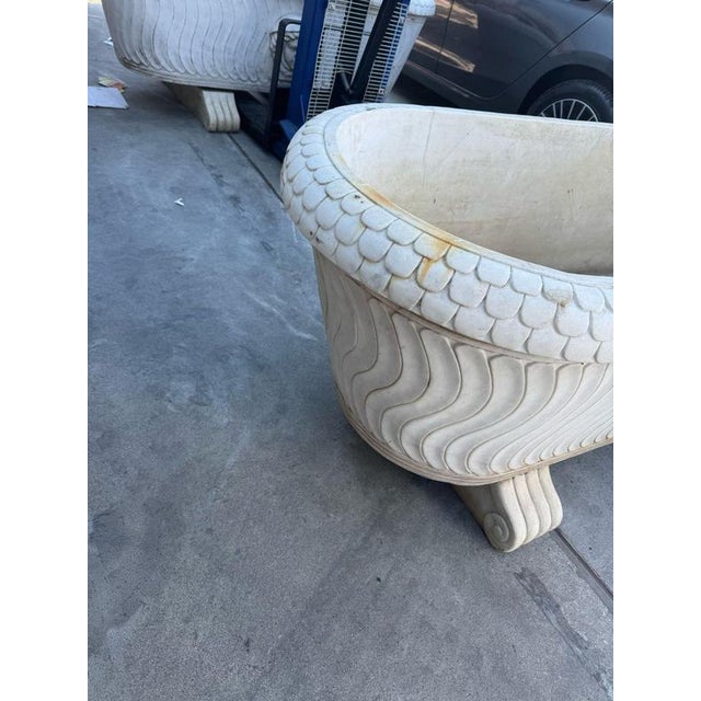 Stone 20th Century Italian Marble Bathtub, 1950s For Sale - Image 7 of 16