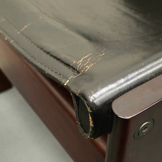 Black Afra & Tobia Scarpa Mid-Century Modern Dining Chairs For Sale - Image 8 of 11