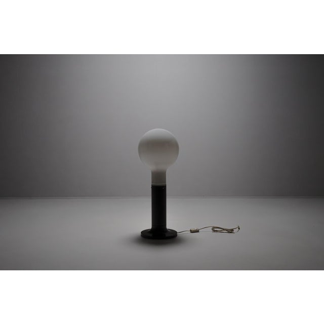 Space Age Floor Lamp in Glass and Metal from Temde Leuchten, Switzerland, 1960s For Sale - Image 6 of 14