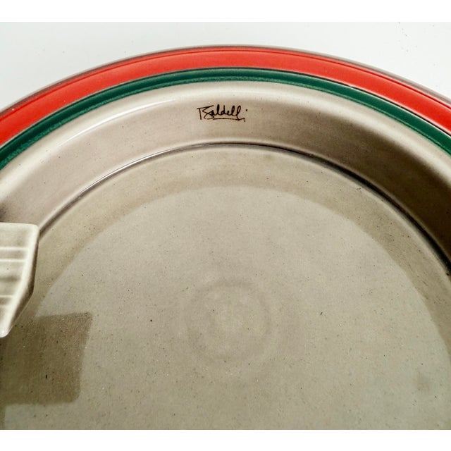 Mid-Century Modern Italian Ashtray Catchall by Baldelli For Sale - Image 3 of 8