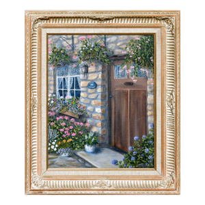 Stone Cottage, Carmel Village Landscape by Susan Kistenmacher