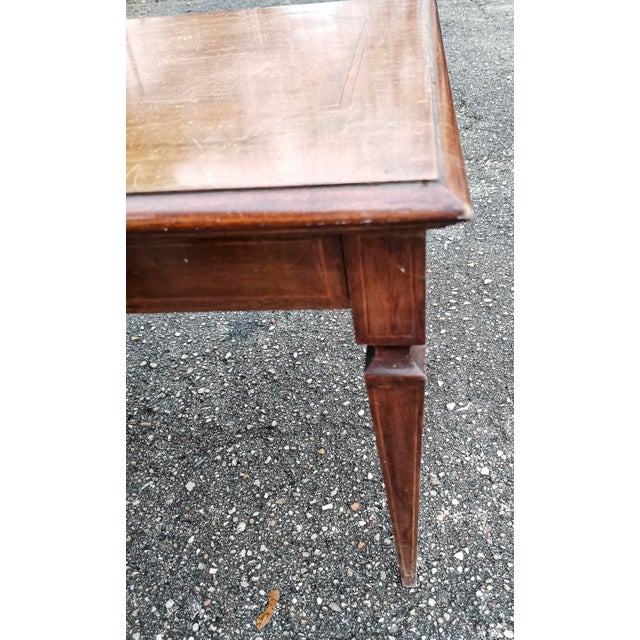 Low Rectangular Inlaid Coffee Table, 1950 For Sale - Image 15 of 18