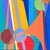 Abstract Leaping Without Annette by Amy Hutcheson | Oil on wood cradle Abstract geometric shapes and colors. For Sale - Image 3 of 5